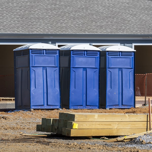 are there any restrictions on what items can be disposed of in the portable toilets in West Point